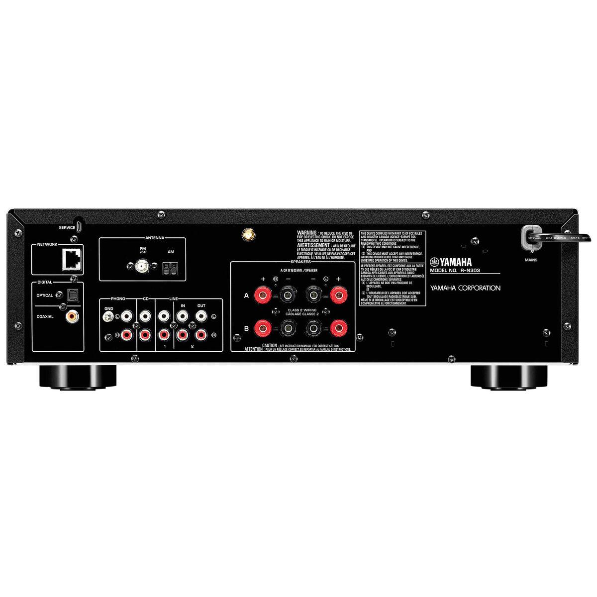 Yamaha R-N303 Network Stereo Receiver with MusicCast 100 Watts per 